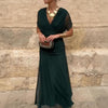 Louise | Elegant Maxi Party Dress with V-Neck